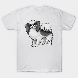 Dog - Japanese Chin - Black and White T-Shirt